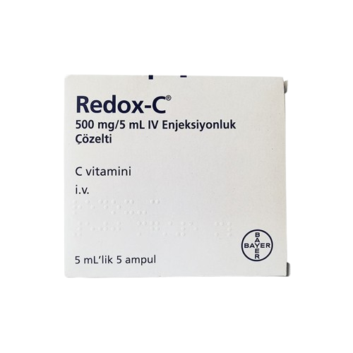 Redox C Inj (Vitamin C) 500mg 5’S Injection 5Vial