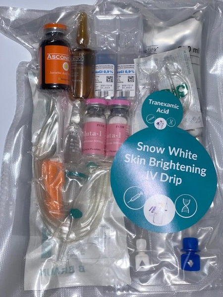 Snow White Skin Brightening IV Drip Set 1200mg Skin Lab Medical Snow White Skin Brightening IV Drip Set 1200mg Skin Lab Medical