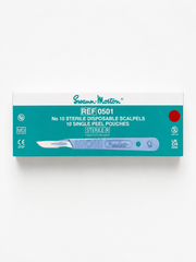 Swann-Morton No. 10 Sterile Disposable Scalpels – Box of 10 (REF 0501)