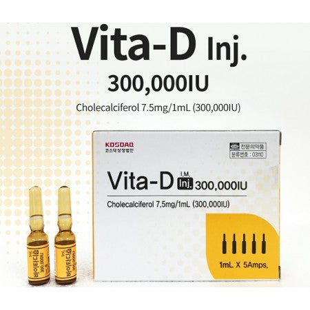 Vitamin D 300,000IU Cholecalciferol 7.5mg/1mL 300,000iu 1A x1ml IM