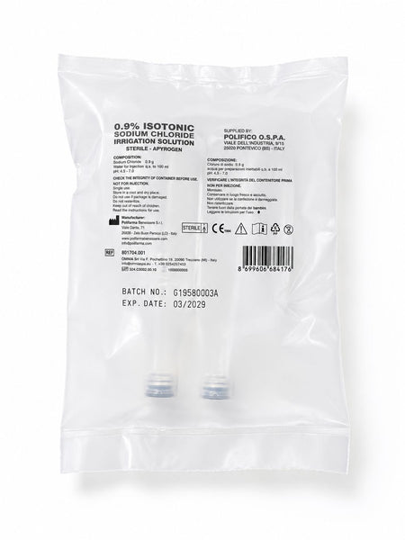 Sterile 0.9% Isotonic Sodium Chloride Irrigation Solution