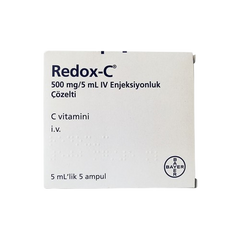 Redox C Inj (Vitamin C) 500mg 5’S Injection 5Vial