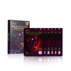SKINFACTORY SF23 Micro Black Feel Energy Mask 25g x 6ea